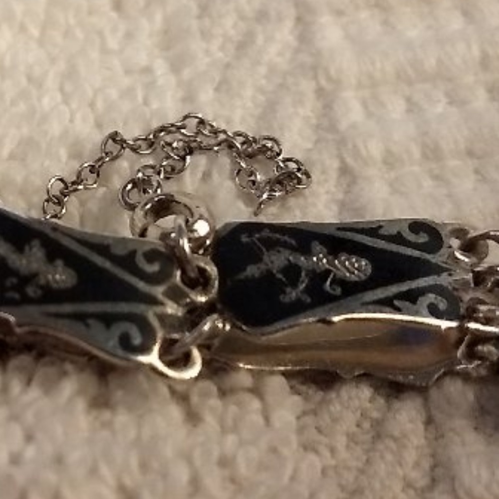 Vintage Siam Silver Bracelet - 1940's Beautiful!